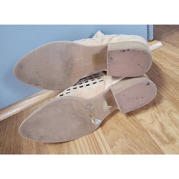 Jeffery C Western Cognac Suede Bootie 6 - Picture 7 of 8